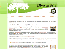 Tablet Screenshot of 2010.libre-en-fete.net