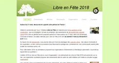 Desktop Screenshot of libre-en-fete.net